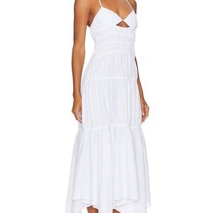 NWT SNDYS Tahlia Maxi Dress white